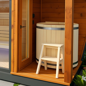 Sauna extérieur moderne et combo spa hybride, <span class=keywords><strong>pod</strong></span> de bien-être extérieur, cabines de sauna OEM - Product Image 2