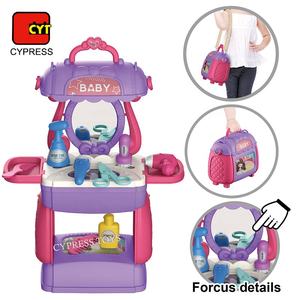 Juguetes <span class=keywords><strong>De</strong></span> Maquillaje | Semblant Jeu Filles Jouets Maquillage Enfants Jouet <span class=keywords><strong>De</strong></span> Coiffeuse Commode Table Jouets - Product Image 3