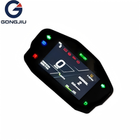 Compteur de vitesse numérique LCD TFT universel de 4,3 pouces pour moto électrique et scooter, avec rétroéclairage et indicateur de vitesse
