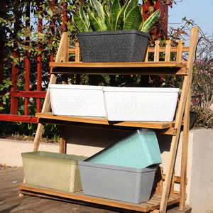 Ventes en gros de jardinières rectangulaires en <span class=keywords><strong>plastique</strong></span> pour plantes et légumes de style moderne et coloré (FW-11-4) - Product Image 5