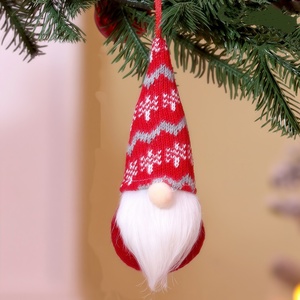 CZFIT Muñecos sin Rostro de Alta Calidad para Decoración Navideña, Adornos Tejidos para Árbol de Navidad, Personalizables, Venta al Por Mayor de Fábrica - Product Image 4