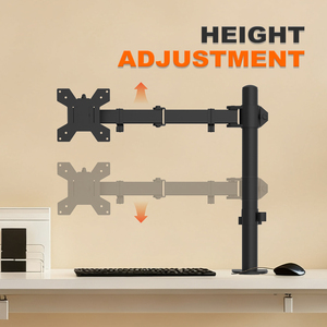 <span class=keywords><strong>Bras</strong></span> de moniteur unique réglable en hauteur, pivotant à 360 degrés, en acier allié noir, certifié CE, en stock <span class=keywords><strong>pour</strong></span> les <span class=keywords><strong>écran</strong></span>s <span class=keywords><strong>d</strong></span>'<span class=keywords><strong>ordinateur</strong></span> de 13 à 27 pouces - Product Image 5