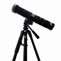 Allumeur laser portatif rond 240W, personnalisé, distance maximale 20m, avec lentille d'allumage à distance pour feux d'artifice.