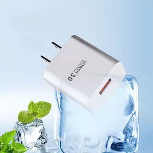 EU US Plug Power Quick Charge QC 3.0 USB Universal Interface 18w Fast <b>Charging</b> Charger Power <b>Adapter</b> for Phones - Product Image 5