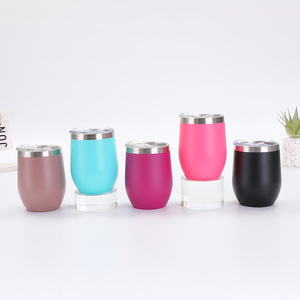 Tazza Personalizzata a Forma di Guscio d'Uovo da 12oz, Tazza Termica Portatile in Acciaio Inox 304 <span class=keywords><strong>per</strong></span> <span class=keywords><strong>Auto</strong></span>, Bicchiere da Vino a Forma di U <span class=keywords><strong>per</strong></span> Casa - Product Image 1