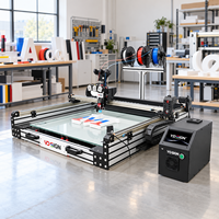 YDSIGN AS120 PRO Printer Tanda 3D Ukuran Besar 1200x1200x100mm Mendukung MMLA PETG PDS PLA untuk Huruf LED