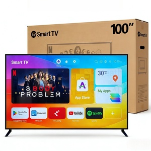 Televisor Inteligente Android QLED 4K UHD de 100 Pulgadas con Diseño Ultra Delgado, Wifi, Función Cast y Múltiples Aplicaciones para Hogar, Hotel y Juegos - Product Image 6