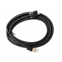 Câble USB 3.0 Type-C à double verrouillage par vis StereoLabs ZED 2i 0,3m/1,5m/3m/5m/10m pour vision industrielle et robotique
