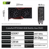 [Nouveau Authentique] Carte graphique Rainbow RTX5060TI 5070 5070TI 5080 pour ordinateur de bureau, refroidissement par ventilateur, PCI-E 5.0, 40 nm, rendu graphique discret pour jeux