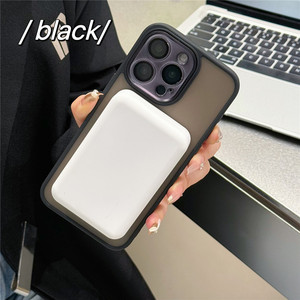 Funda magnética para <span class=keywords><strong>iPhone</strong></span> 16 Pro, funda de teléfono mate translúcida para <span class=keywords><strong>iPhone</strong></span> 11/12/13/14/15/16, funda protectora a prueba de golpes para hombres y mujeres - Product Image 4