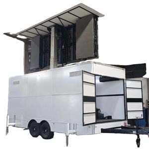 <span class=keywords><strong>Remorque</strong></span> mobile de <span class=keywords><strong>remorque</strong></span> imperméable d'affichage d'écran mené extérieur pour la publicité et les événements annonçant le vélo mené - Product Image 4