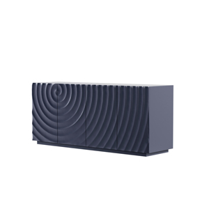 Hiện Đại Hình Chữ Nhật Hải Quân Màu Xanh Lưu Trữ 4 Cửa Xoắn Ốc Hạt Giọng Lưu Trữ <span class=keywords><strong>Sideboard</strong></span> Đơn Lập Lưu Trữ Tủ Tự Chọn - Product Image 5