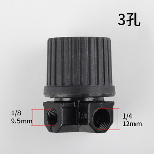 Pressure Regulating Valve 1/4 20 <b>Screw</b> Mount Plastic Quick Release Three Hole Mounting Adapter - Product Image 3