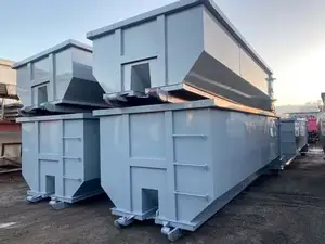 Atık yönetimi geri dönüşüm Dumpsters için Salescrap metal kutu için 6 Yard ön yük çöp ticari çöp kovası