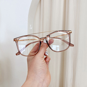 Lunettes de soleil rétro style aviateur, monture large ovale, anti-lumière bleue, pour femmes - Product Image 3