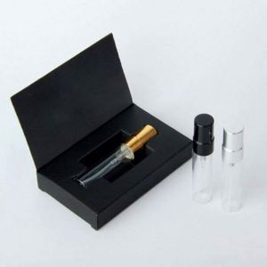 <b>Mini</b> <b>Sample</b> Square 2ml 3ml 5ml 10ml High Quality Clear Glass Pump Spray Bottle Empty Tester Screen Printing Paper Box Packaging - Product Image 4