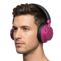 Headphone Nirkabel Over-Ear dengan Mikrofon Terintegrasi untuk Panggilan Jernih dan Kenikmatan Musik Stereo HiFi