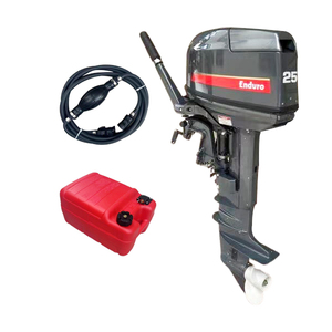 Nouveau moteur de bateau portable 2 temps 25 CV compatible avec les bateaux de pêche sportive, les dinghys et les croisières fluviales - Product Image 4