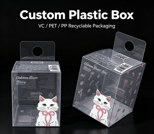 Custom Transparent <b>Box</b> with <b>clear</b> <b>Lid</b> PVC <b>Box</b> Packaging Fashionable <b>Box</b> - Product Image 1