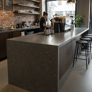 Mặt bàn đá nhân tạo giả da màu xám bê tông bền chắc năm 2025 dùng cho đảo bếp, mặt bàn phòng tắm - Product Image 3