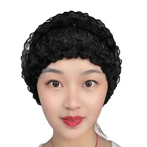 Solid Color Lace Muslim Pleated Headscarf <b>Hat</b> Women, Islamic Arab Headscarf, Eco-friendly, Breathable, Suitable <b>for</b> All Seasons - Product Image 3