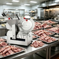 Trancheuse à viande en acier inoxydable, entièrement automatique, pour supermarchés et cuisines d'hôtels