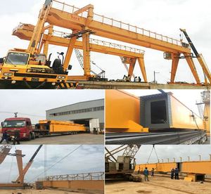 Grúa de doble viga de elevación 30 toneladas <span class=keywords><strong>150ton</strong></span> Grúa de pórtico de doble viga montada en riel de hormigón prefabricado - Product Image 5