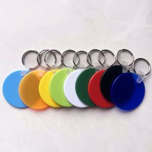 Personalized Promotional Soft <b>Keychain</b>, Business Logo Rubber Round Shape Key Tags, <b>Custom</b> Gift Key Chain for Weddings - Product Image 6