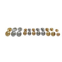 Boutons en alliage de zinc en métal lisse de haute qualité décoration élégante en forme de bande personnalisable pour les sacs de mode classiques durables