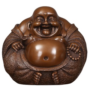 Figurine de Bouddha Maitreya en Bronze Copper World, faite à la main, décoration pour la maison ou le bureau, cadeau - Product Image 4