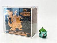 Boîte de protection pour cartes de jeu Elite Trainer Box en acrylique transparent de haute qualité, résistante aux UV, 5+8 mm