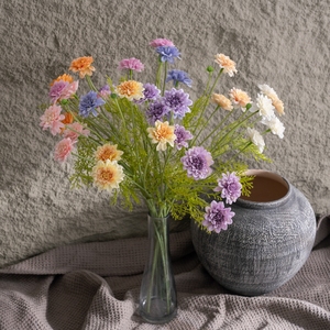 MW66012 人工シルクダリアと菊の春の野花、家のテーブル花瓶や結婚式のパーティーデコレーションアレンジメント用 - Product Image 3