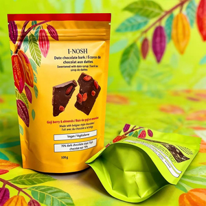 Sachet personnalisé refermable en plastique Mylar avec fermeture éclair pour aliments, snacks, biscuits, chocolat, produits de boulangerie, chewing-gum, gelée - Product Image 3