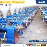 Presse à huile industrielle automatique/semi-automatique pour noix de coco, coprah, tournesol et soja avec modèles de mise en service et de laboratoire pilote