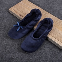 Chaussures de danse de Ballet en velours pour filles, prix d'usine en gros