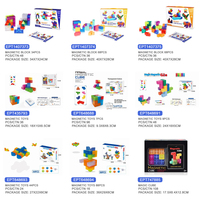 Cube magnétique transparent EPT, jouet de puzzle Moyu, blocs de construction pour enfants