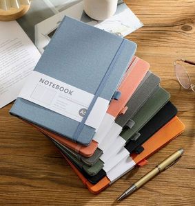 2025 New Custom Printing 80GSM A6 PU Leather Cover Dotted Hardcover Journal Notebook <b>Paper</b> Journal Custom Printing Journal Diary - Product Image 3