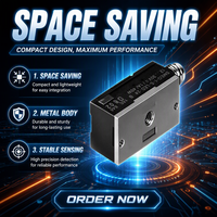 Konektor Saklar Magnetik M8 3 Pin A Kode Male 3-WireType Normally Open PNP Indikator LED Sensor Persegi Panjang