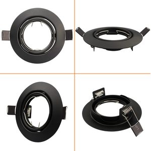 COYOLED Gu10 Downlight Housing Black Downlight Spotlight <span class=keywords><strong>Spot</strong></span> Light Housing Support encastré en aluminium pour une utilisation en intérieur - Product Image 6