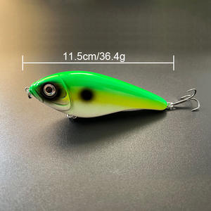 Leurre vibrant de 12 cm, 36 g, Jerkbait <span class=keywords><strong>Dogfish</strong></span>, coulant, en acier inoxydable, imprimé, appât vivant pour la pêche au leurre en rivière et en lac - Product Image 2