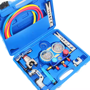 Herramientas manuales de grado industrial de alta calidad, juegos de herramientas de carga de refrigerante y quema doble con soporte de personalización OEM - Product Image 1