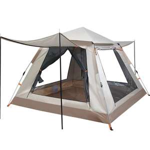 Tente <span class=keywords><strong>de</strong></span> <span class=keywords><strong>Camping</strong></span> automatique Oxford 210D <span class=keywords><strong>de</strong></span> haute qualité Structure d'une chambre à coucher résistante aux UV à quatre côtés pour une utilisation en plein air - Product Image 5