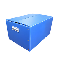 Boîte de manutention pliable en feuille creuse de PP, conteneur en plastique ondulé pour la logistique et le stockage en entrepôt, étanche et réutilisable