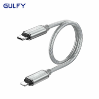GULFY 60W Câble de charge USB-C vers USB-C 1m Durable pour iPhone iPad Samsung et autres