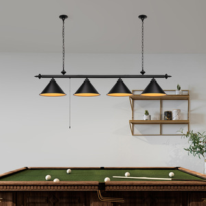 71in avec interrupteur à chaîne de traction sur <span class=keywords><strong>luminaire</strong></span> suspendu 4 lumières éclairage de table de <span class=keywords><strong>billard</strong></span> - Product Image 2