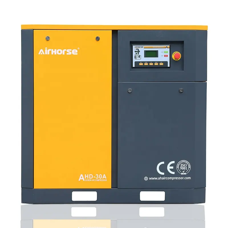 Airhorse30KWロータリースクリューコンプレッサータイプHMIコントロールパネルのコンピューターおよび電話へのアクセス