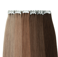 Extensions de cheveux à bandes adhésives en gros, 100 % cheveux naturels, extensions invisibles à trame de peau pour salon