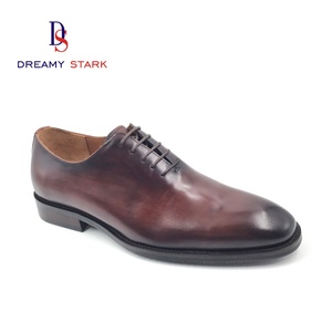Chaussures habillées à enfiler style Oxford ; en cuir véritable fait main, confortables, pour homme, luxe, logo personnalisé, durables, haute qualité, vintage, collection automne - Product Image 1
