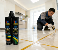 Scellant adhésif pour joints de carrelage WGX, résistant aux fissures, époxy transparent, résistance à la traction de 4 à 6 MPa, durée de conservation de 12 mois, décoration intérieure