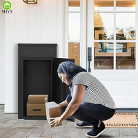 Boîte de livraison extérieure durable, casier intelligent pour colis, boîte aux lettres et boîte de dépôt étanche pour jardin